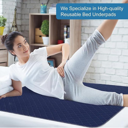 OUTCREATOR® Washable Bed Pads 34" x 36", Incontinence Mattress Protector - Image 7