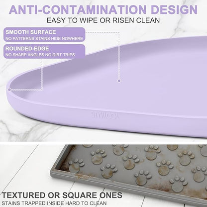 Silicone Pet Food Mat with Raised Edge - Image 5