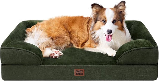 EHEYCIGA Orthopedic Dog Beds for Large Dogs, Waterproof Memory Foam Large Dog by EHEYCIGA