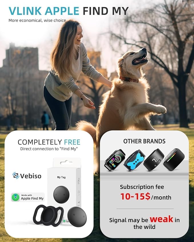 VB GPS Tracker for Dogs, Mini GPS Cat Tracker, Smart Pet Activity Tracker - Image 8