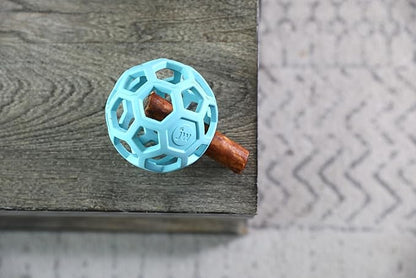JW Pet HOL-ee Roller™, Dog Toy Puzzle Ball, Natural Rubber - Image 5