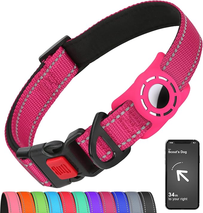 Airtag Dog Collar with AirTag Holder by Erbine