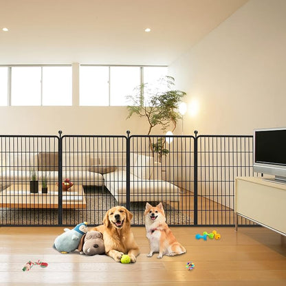 Dog Playpen 40 inch 2 Panels Indoor Dog Pen - Image 6