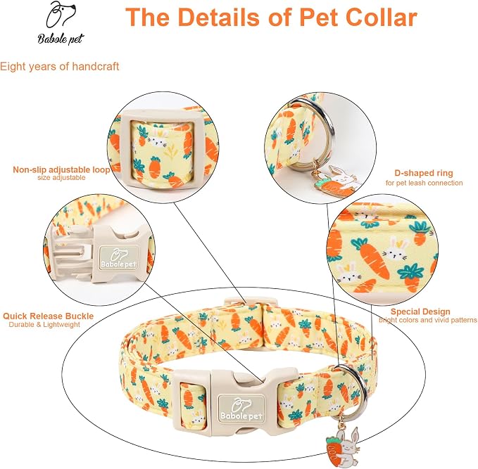 Easter Dog Collar for Small Dogs - Image 3