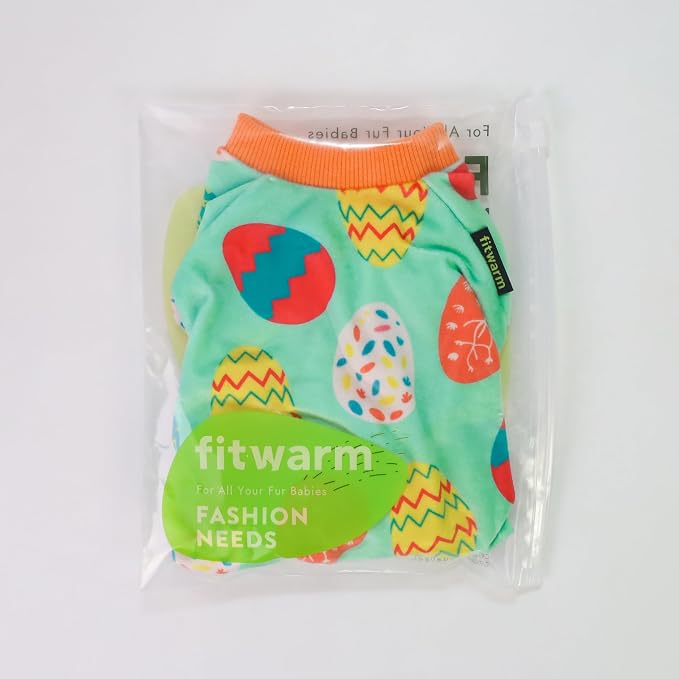 Fitwarm Easter Egg Dog Pajamas, Holiday Dog Clothes - Image 8