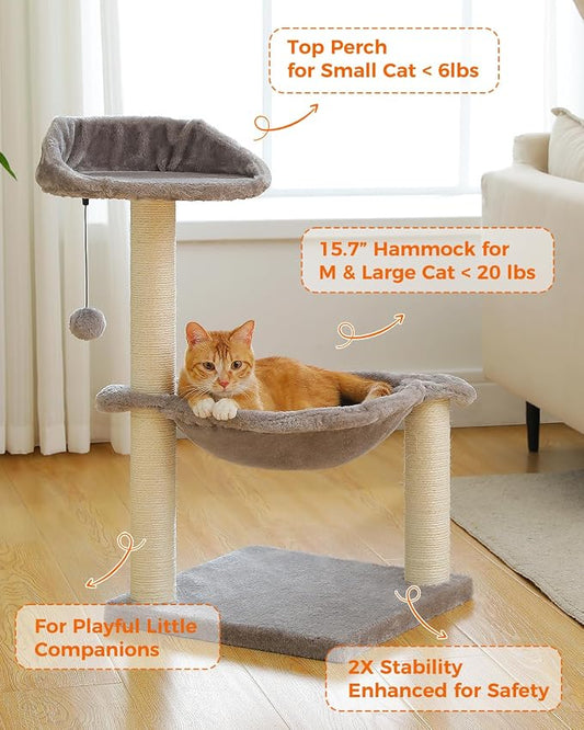 Cat Tree 28", Cat Scratching Post - Image 2