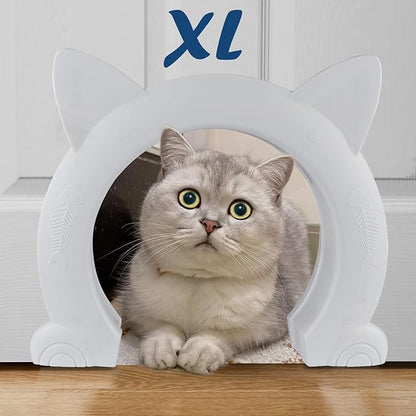 Wordcam Large Cat Door Interior Door, XL Indoor Cat Door, Pet Doors by Wordcam