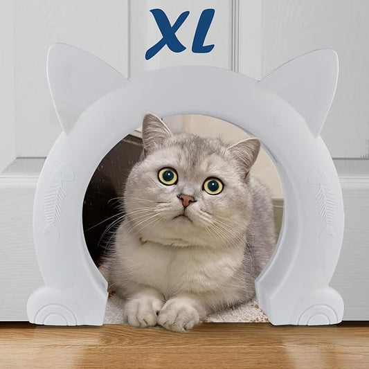 Wordcam Large Cat Door Interior Door, XL Indoor Cat Door, Pet Doors by Wordcam