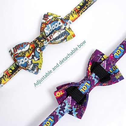 Faygarsle 2 Pack Cotton Designer Breakaway Cats Collar - Image 3