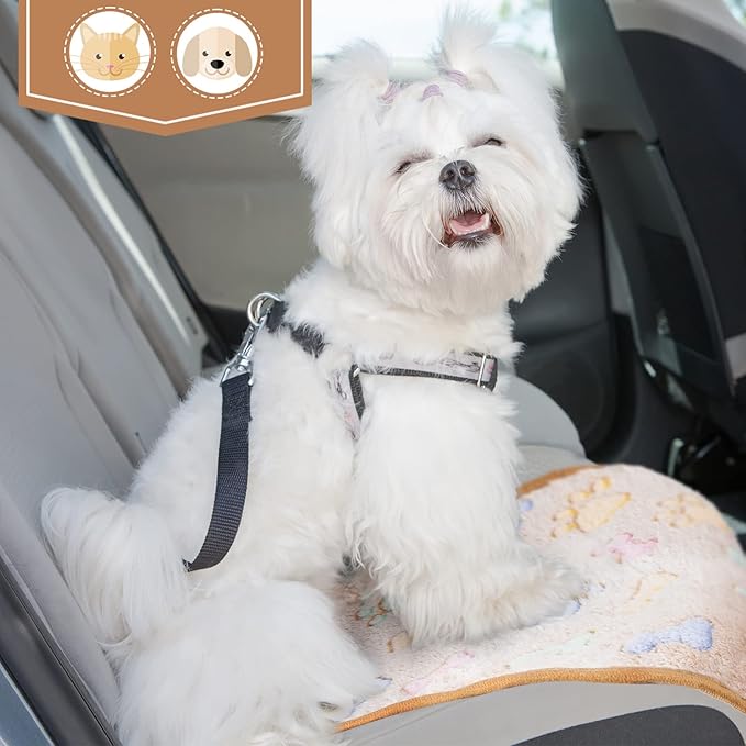 Tatuo 12 Pieces Puppy Blanket Warm Dog Cat Sleep Mat Pet Kitten Doggy Fleece - Image 5