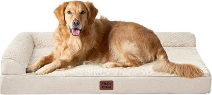 EHEYCIGA Extra Large Dog Bed Othorpedic, Memory Foam XL Dog Bed by EHEYCIGA