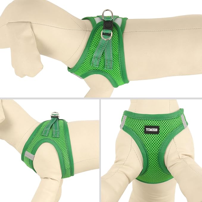 YIMEIS Dog Harness and Leash Set, No Pull Soft Mesh Pet Harness, Reflective - Image 3