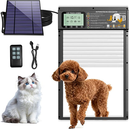 Large Size Automatic Dog Door Cat Door Solar by cmkj