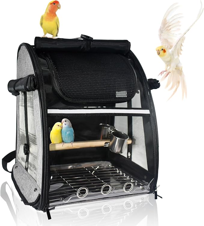 Bird Carrier Bag, Bird Travel Cage by GREGCE