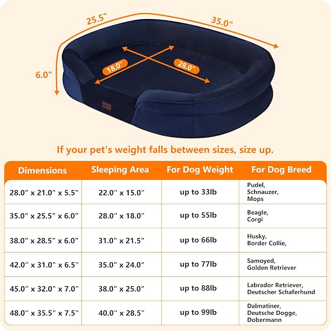 Dwanton Orthopedic Dog Bed for Medium Dogs - Image 4