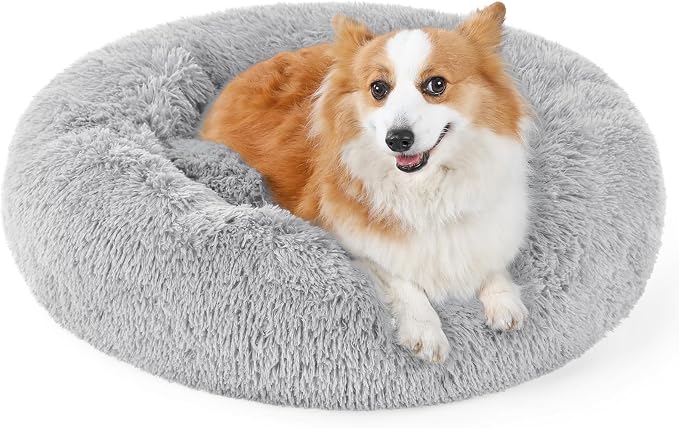 rabbitgoo Calming Dog Bed for Small Medium, 30 inches Pet Bed Machine Washable by rabbitgoo