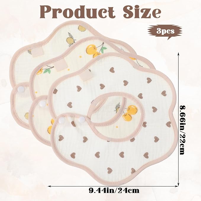 3Pcs Cat Collar Adjustable Kitten Collar Bandana - Image 2