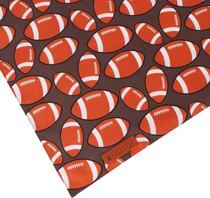 ADOGGYGO Dog Bandanas Boy Girl, Reversible Football Donuts Pet Scarf, Premium - Image 6