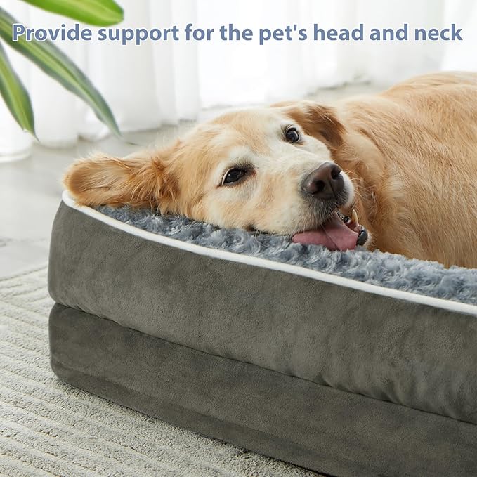 BFPETHOME Orthopedic Dog Beds for Large Dogs-Waterproof Sofa Dog Bed - Image 2