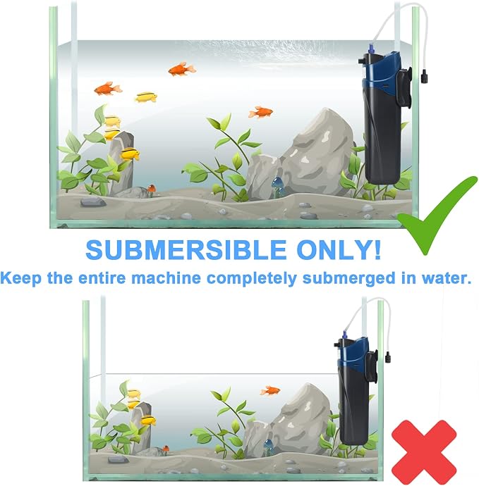 COOSPIDER Fish Tank Filter Sun JUP-02 Aquarium Green Clean Submersible Machine - Image 6