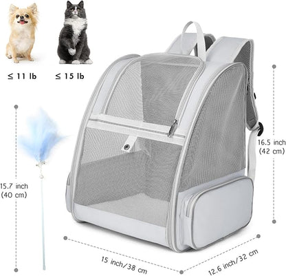 Cat Backpack Carrier, Large Pet Carrier Backpack - Image 5