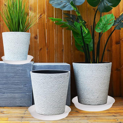 2 Pack of 20 21 inch Plant Saucer Round, Deep Plant Saucers - Image 5