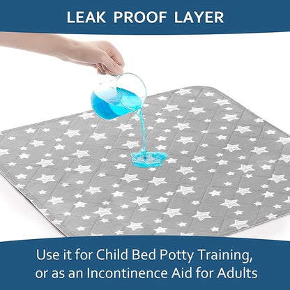 Waterproof Bed Pads Washable, Absorbent Chuck Pads - Image 2