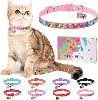 Rhinestone Cat Collar Breakaway by DILLYBUD