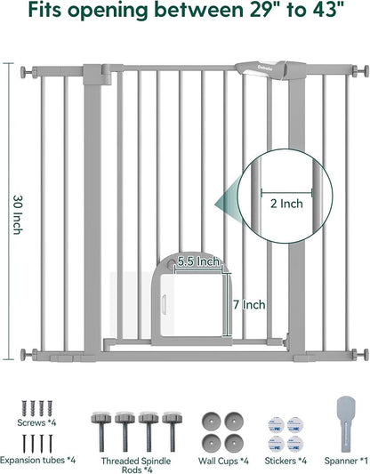 Babelio 36" Tall Upgraded Baby Gate - Image 7