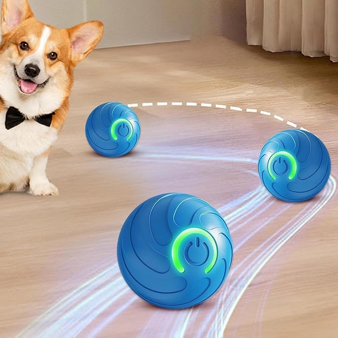 Smart Jumping Ball Toy for Dogs, Duraspin Dog Bouncing Ball, Interactive - Image 2