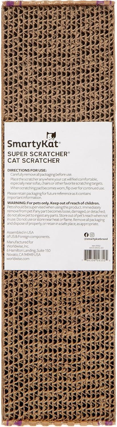 SmartyKat Super Scratcher Corrugated Cat Scratcher and Scratch Pad - Image 4