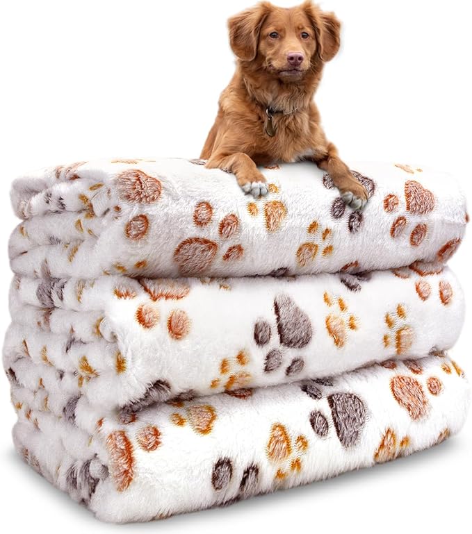 Dog Blankets for Medium Large Dogs Washable, 3 Pack Pet Blanket Washable 41" x by NXDZI