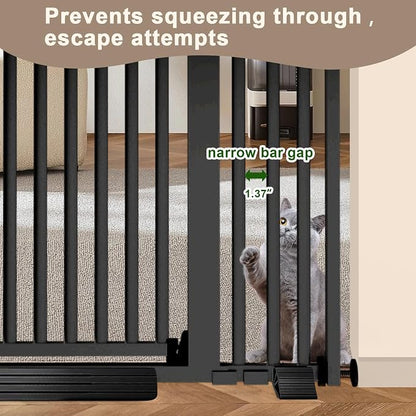 67" High Extra Tall Cat Gate for Doorway, 29.5-49.21" Extra Wide Pet Gate - Image 3