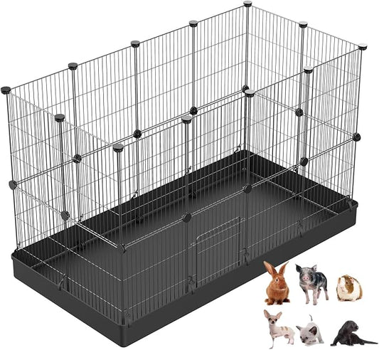 LANGXUN 24pcs DIY Small Animal Pet Playpen by LANGXUN