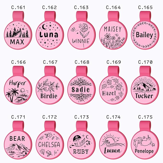 Silent Silicone Dog Tags, Custom Engraved Pet ID Tags - Image 3