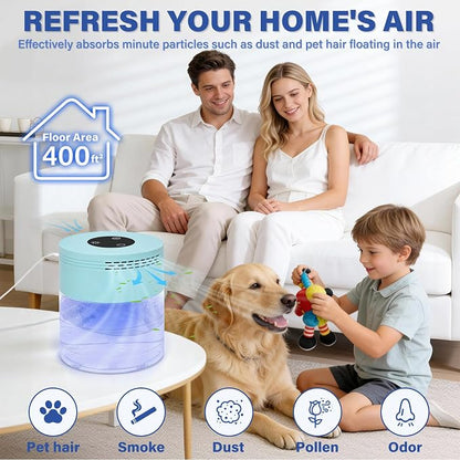 Water Air Purifiers for Home, Water Based Air Purifier Fits Essential Oil - Image 2