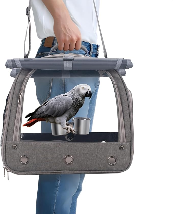 Bird Carrier Parrot Travel Cage by KREACHUR