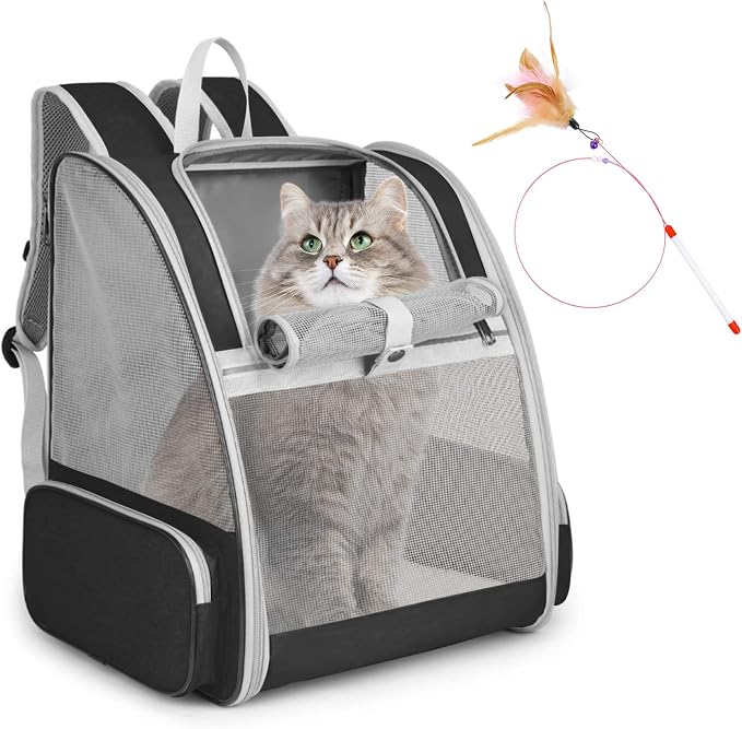 Cat Backpack Carrier, Pet Carrier Backpack by SSAWcasa