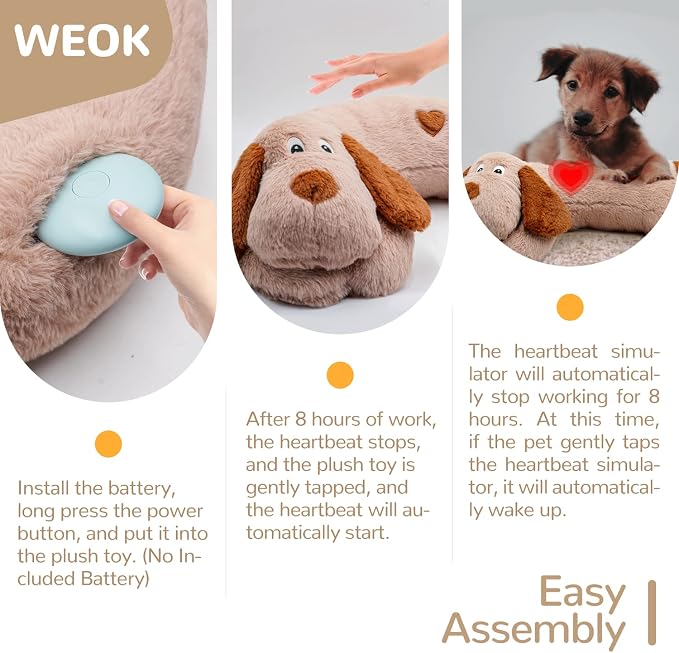 Puppy Heartbeat Toy, Dog Heartbeat Toy - Image 9