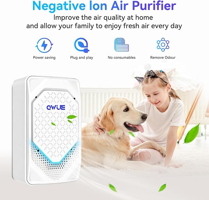 4Pack Plug in Air Ionizer, Negative Ion Air Purifier Plug In, Mini Filterless - Image 4