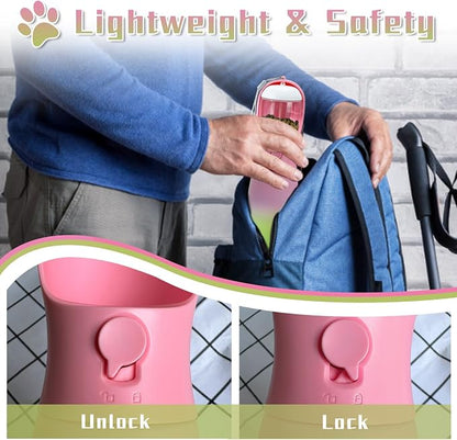 Dog Water Bottle Portable, 19Oz Large Capacity Dog Water Dispenser, Food Grade - Image 6