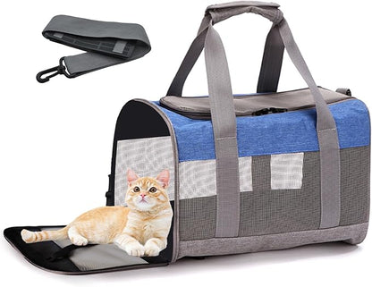 Soft Sided Pet Carrier for Cat, Airline Approved Cat Carriers Collapsible by MUYG