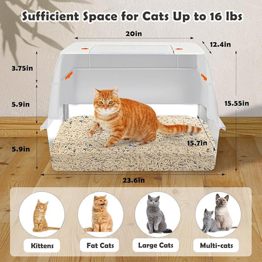 Vivifying Stainless Steel Litter Box - Image 2