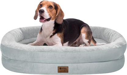 Orthopedic Waterproof Large Dog Bed: Memory Foam Washable Dog Bed by Wozoke