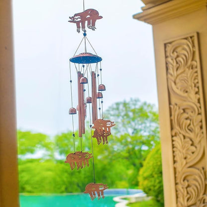Sloth Wind Chimes for Outside, Sloth Gifts for Women/Men/Sympathy Gift/Memorial - Image 7