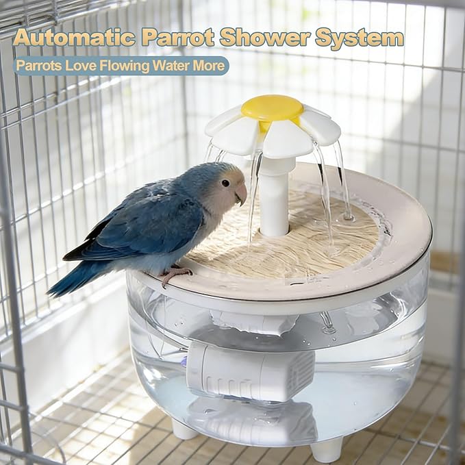 kathson Parrot Bathtub, Automatic Bird Bath Shower, Parakeet Bath Tub - Image 6