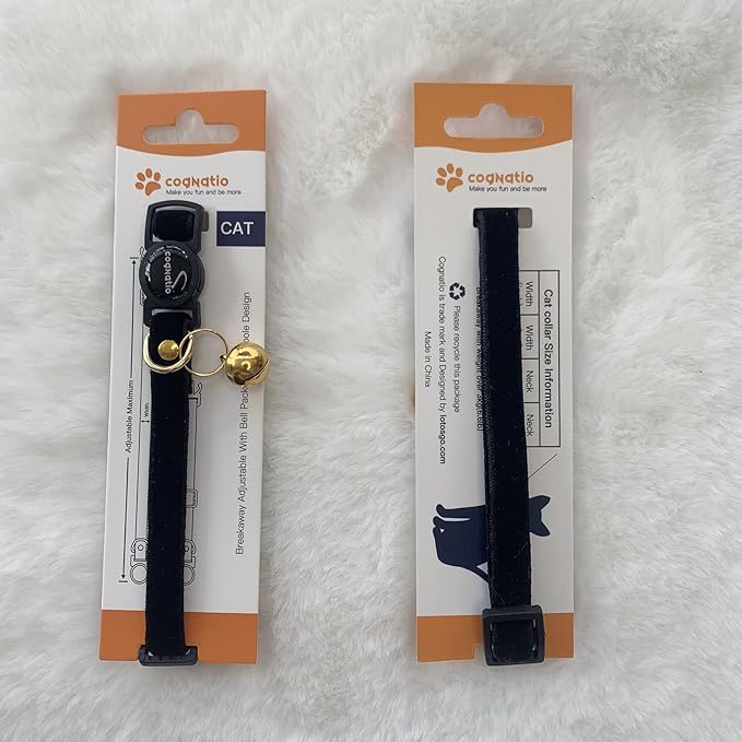 Safety Quick Release Cat Collars, Double Velvet - Image 2