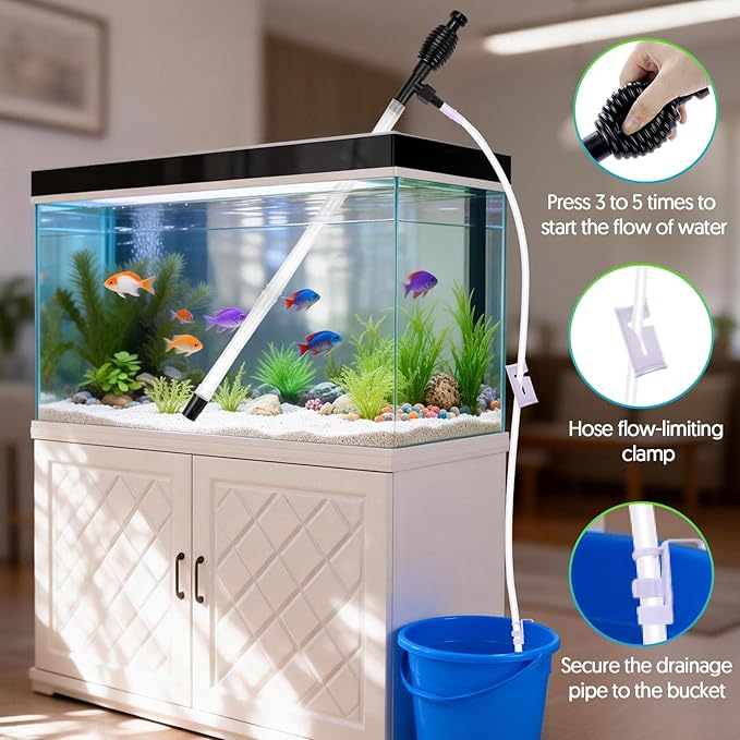 Fish Tank Cleaner Gravel Vacuum - Image 3