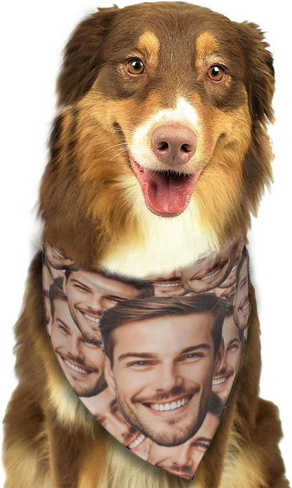 Custom Dog Bandana for Cat Dog Pet Add Your Design Personalized Neckwear - Image 3