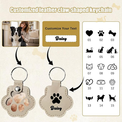 Personalized Dog Hair Keychain Pet Fur Keepsake Pet Memorial Cute Storage - Image 3